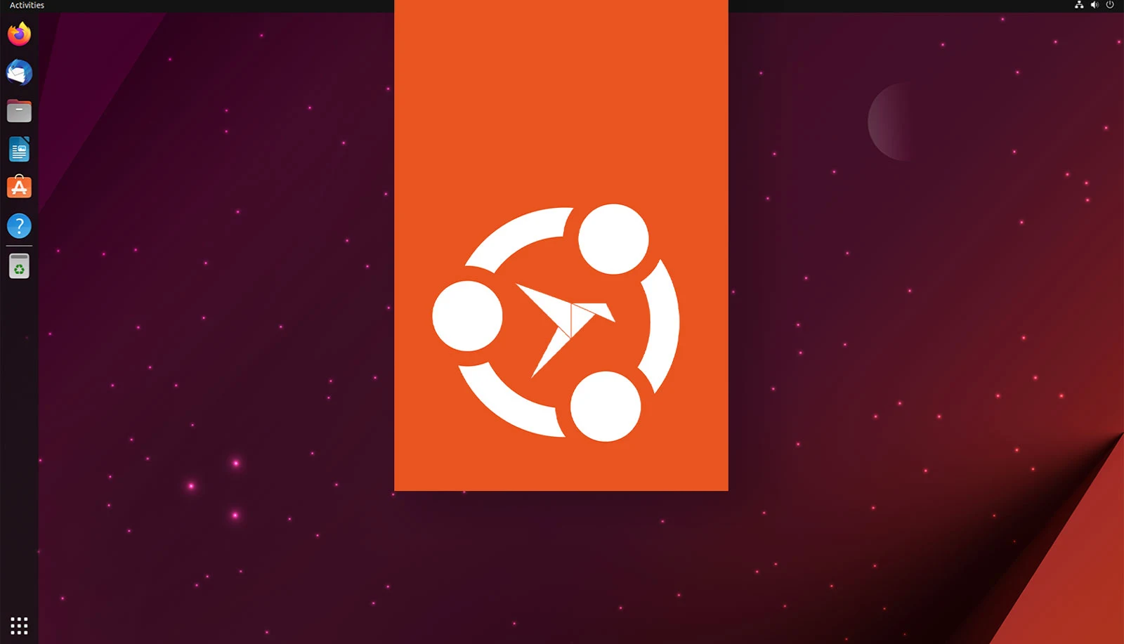 Ambiente do Ubuntu Core Desktop executando o GNOME e a Snap Store em pacotes isolados